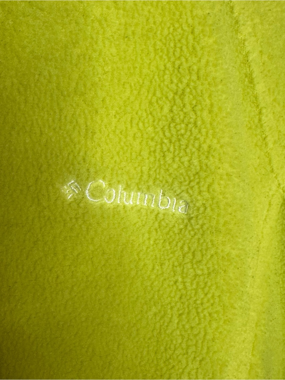 Columbia youth 18/20 XL Yellow Full-Zip Fleece Jacket - Picture 2 of 8
